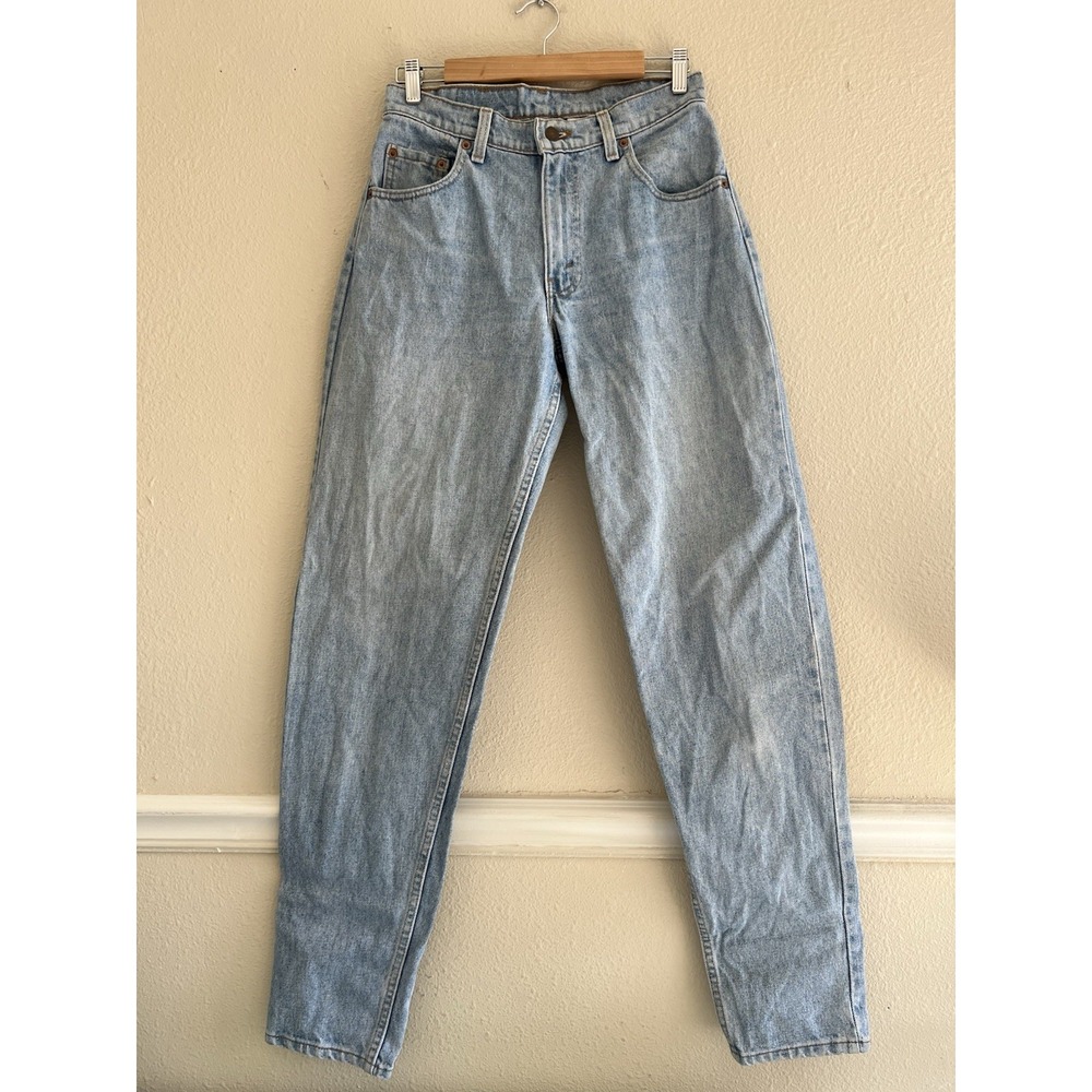 Vintage 90s Levis 560 Loose Fit Tapered Leg Jeans 29x34 Made in USA Light Wash